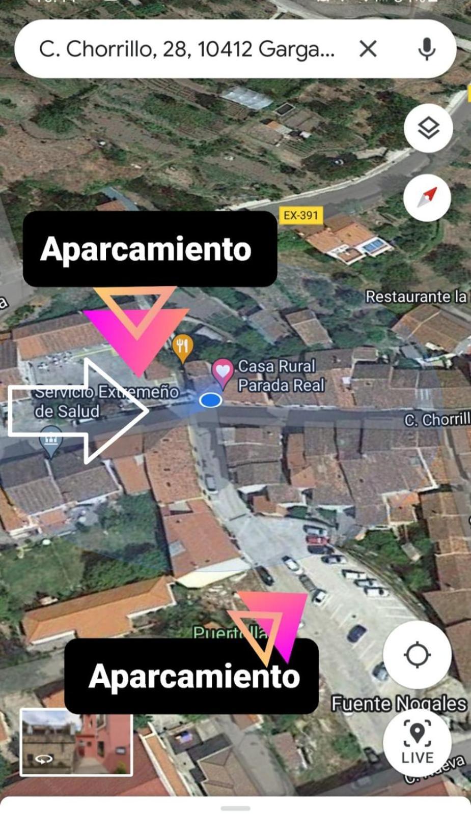 Casa Rural Parada Real Garganta la Olla Exterior foto